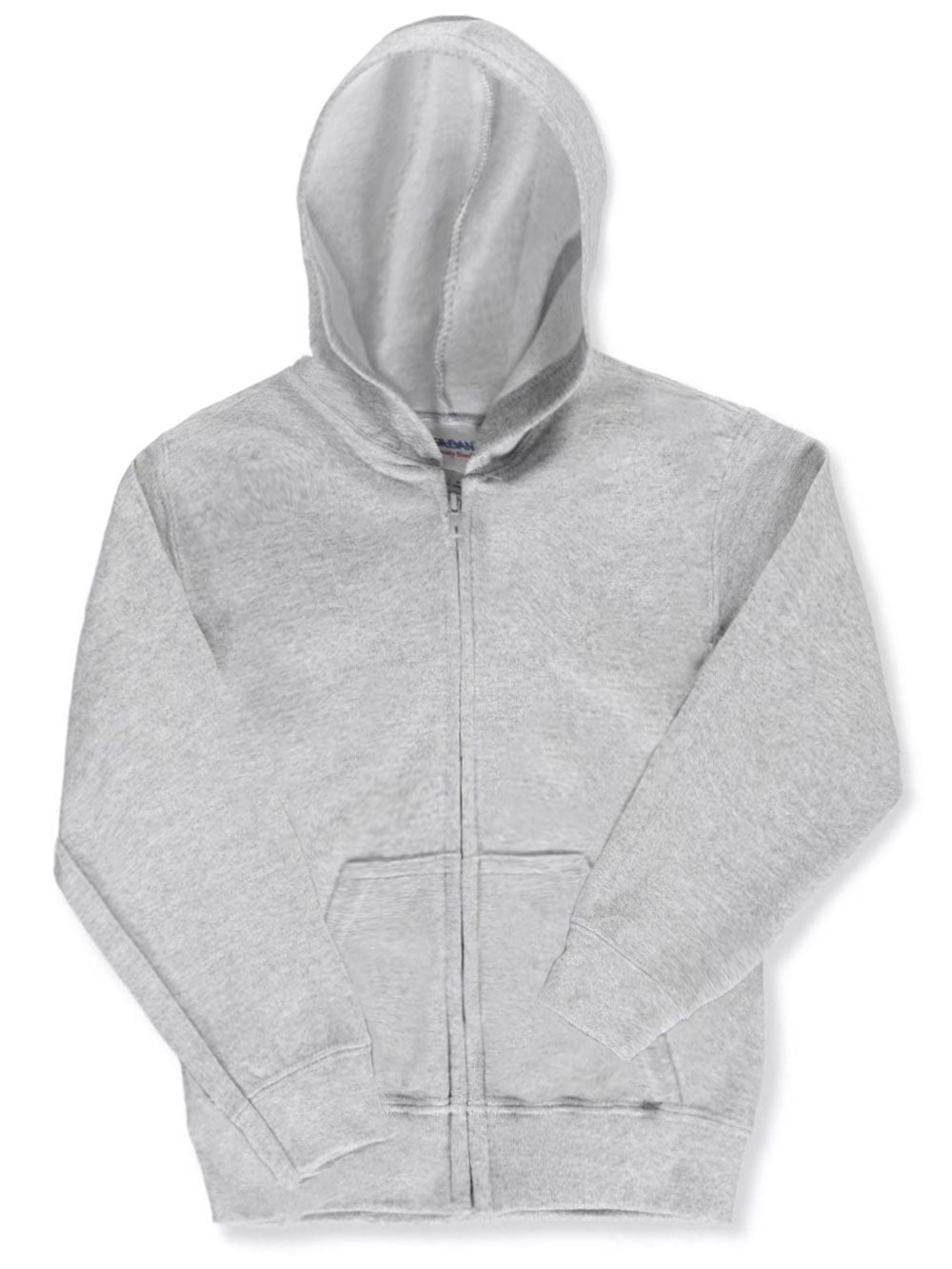 Gildan Basic Fleece Zip-Up Unisex Hoodie Youth Sizes S - XL