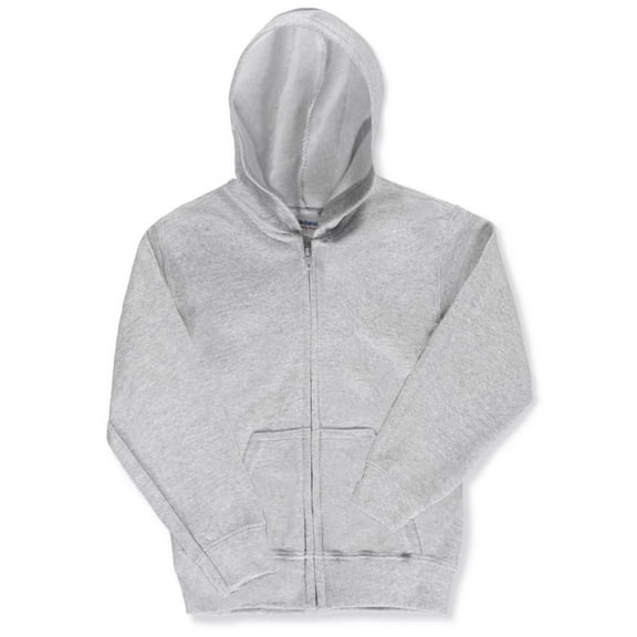 Basic Fleece Zip-Up Unisex Hoodie (Youth Sizes S - XL)