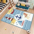 thumbnail image 2 of Dreammotif Sea Rug, Beach Rug, Boat Area Rug, Tropical Area Rug, Sunrise Rug, Sunset Rug, Photo Rug, Blue Rug, Custom Rug, Beach Sunrise Art Rug, 2 of 8