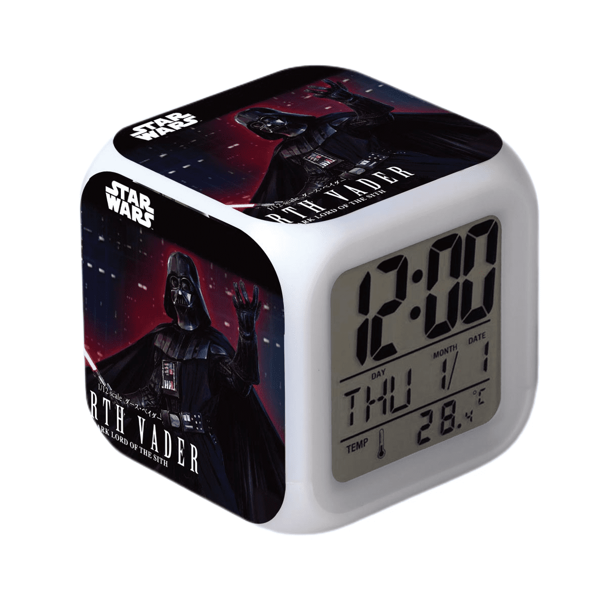 Star Wars Alarm Clock Movie The Force Awakens LED Alarm Clock Square