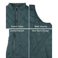 thumbnail image 6 of Women's Vests Zip up Quilted Padded Lightweight Vest for Women, 6 of 7