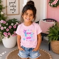 thumbnail image 5 of 2nd Grade Shirt for Girls Cute Floral Pennant Flag Back to School Second Grade Graphic Tee Pink Shirt 5-6, 5 of 8