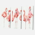 thumbnail image 2 of Designart - Flamant Rose Gracieusement Minable - Art Mural en Toile de Ferme Premium, 2 of 2