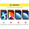 thumbnail image 2 of DTTO iPad Air 5th/4th Case, Premium Leather Business Folio Stand Cover with Built-in Apple Pencil Holder - Auto Wake/Sleep and Multiple Viewing Angles for iPad 10.9 Inch 2020/2022, Brown, 2 of 7