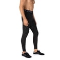 thumbnail image 4 of Topwoner Men Sports Tights Running Training High Elastic Fitness Panties Quick-Drying New Bottoming Stitching Pants, 4 of 8