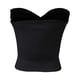 thumbnail image 5 of Top elegante sin tirantes de punto liso para mujer - Top corto con sujetador bandeau elástico para ocasiones informales o fiestas, 5 of 5