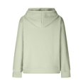 thumbnail image 4 of IMENGL Hoodies trendy knit drawstring pullover, Beige XL, Size M-3XL, 4 of 7