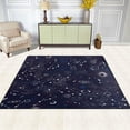thumbnail image 3 of GZHJMY Space Galaxy Nebula Constellation Zodiac StarArea Rug Living Room Rugs - 5'3" x4 Abstract Large Soft Indoor Washable Rug Low Pile Carpet for Bedroom Dining Room Office Carpet Runner, 3 of 6