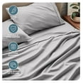 thumbnail image 4 of Sheet Set - College Dorm Size - Luxury 1800 Ultra-Soft Microfiber Twin Extra Long Bed Sheets - Deep Pockets - Easy Fit - Extra Soft - 3 Piece Set (Twin XL, Light Grey), 4 of 9