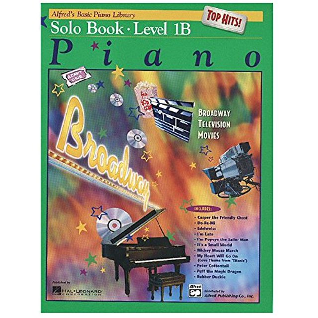 Alfred's Basic Piano Library Top Hits! Solo Book, Bk 1B: Book and CD