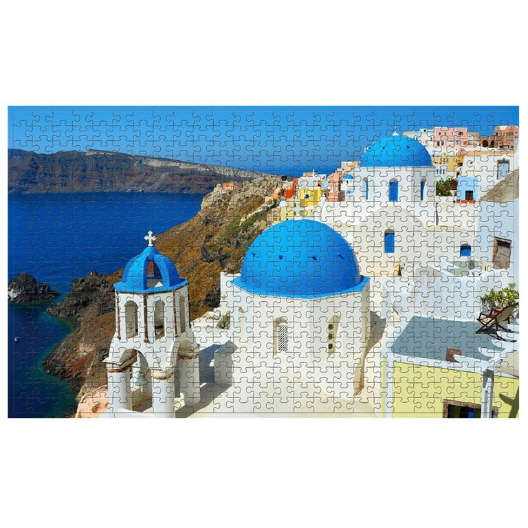 QISIWOLE 500 Piece Puzzles for Adults - Jigsaw Puzzles 500 Pieces - 500  Piece Puzzle - Natural Scenery City Street View- Beautiful and Modern  Jigsaw