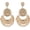 Gold, variant on Boho Round Chandelier Earrings for Women Dainty Bohemian Bali Vintage Chandelier Indian Earrings Disc Flower Crescent Moon Beaded Tassel Drop Earrings Boho Jewelry Gifts