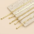 thumbnail image 3 of Gold Bracelets for Women,Gold Plated Jewelry Sets for Women Trendy Thin Dainty Stackable Cuban Link Paperclip Chain Bracelet Pack Fashion Accessories Gifts, 3 of 6