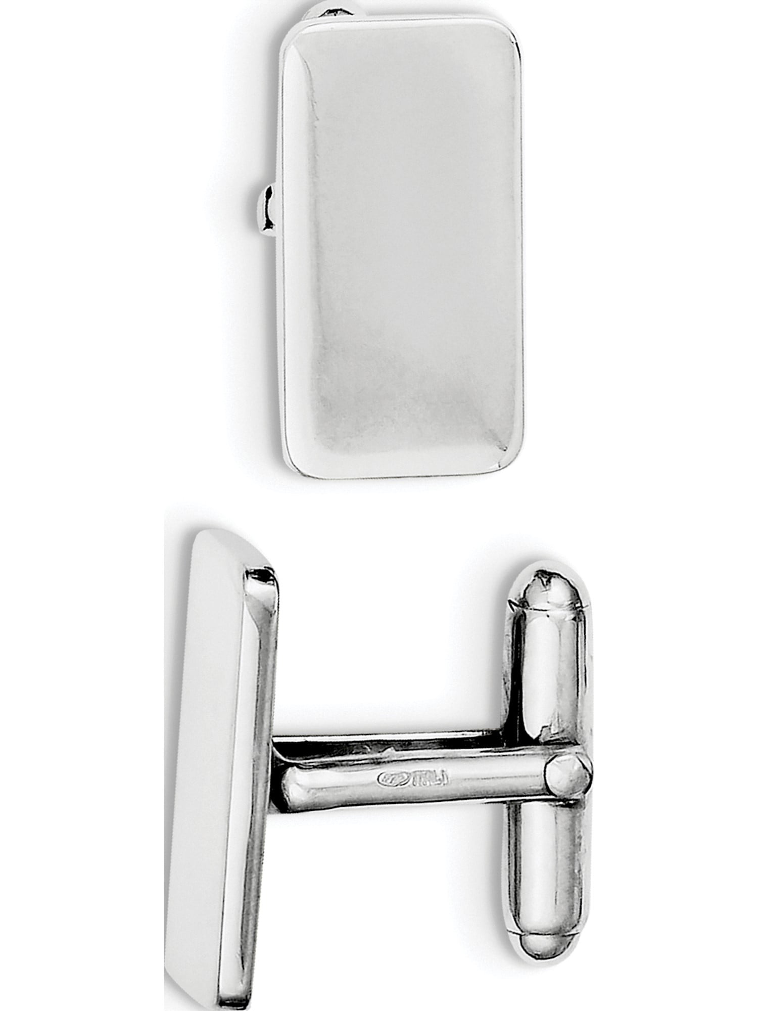 Beautiful Sterling silver 925 sterling Sterling Silver Rhodium-plated Cuff Links