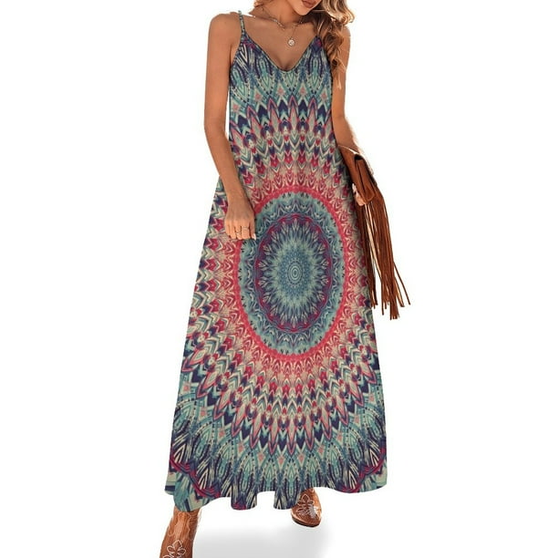 Mandala 01 Vestido sin mangas Vestidos elegantes para mujer Vestidos de verano Vestido de fiesta