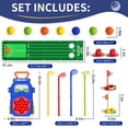 thumbnail image 3 of Toddler Golf Set Toys for Kids Boys 3-5 5-8, Kids Toddler Golf Clubs with Balls & Putting Mat, Christmas Birthday Gifts for 3 4 5 6 Year Old Boys, 3 of 7