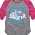 thumbnail image 3 of Lilo & Stitch - Scrump Summer - Toddler And Youth Girls Shirt Tail Raglan, 3 of 5