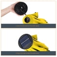 thumbnail image 4 of ACEGOSES LED Outdoor Patio 6x9ft Deck Solar Light Market Umbrella, Outside Table Umbrellas With Polyester canopy,Yellow, 4 of 5