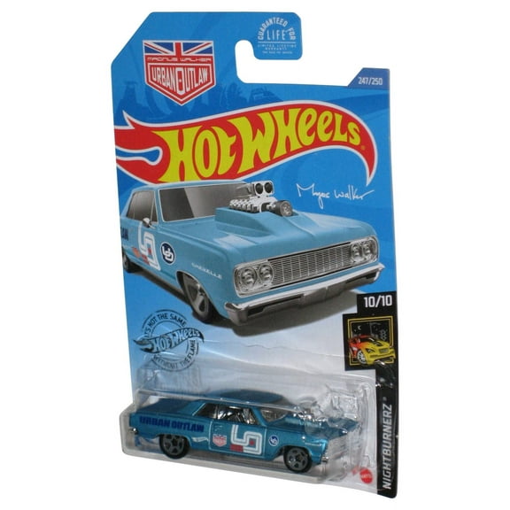 Hot Wheels Nightburnerz 10/10 Magus Walker Blue '64 Chevy Chevelle SS Car 247/250