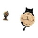 thumbnail image 5 of Reloj de mesa y pared moderno con forma de globo terráqueo. Ligero y silencioso. Ideal para colgar en la oficina, el dormitorio, estantes, armarios o, 5 of 8