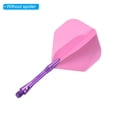 thumbnail image 4 of Uxcell 35mm Dart Shafts, Medium 2BA Thread Aluminum Dart Stems - 3 Pack (Purple), 4 of 5