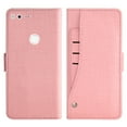 thumbnail image 4 of Compatible avec Google Pixel 1 TG Étui Portefeuille en Cuir à Rabat Porte-Cartes Support Accessoires pour Cellulaire Porte-Monnaie Fente pour Pièce d'Identité de Crédit Étuis de Téléphone pour Pixel1 Femmes Hommes Rose, 4 of 5