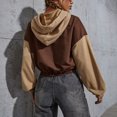 thumbnail image 3 of Sudadera Con Capucha, Manga Larga, Con Cordón De Moda, Informal, Holgada, Para Viajes De La Vida Diaria Para Mujeres ANGGREK Otros, 3 of 6
