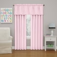 thumbnail image 5 of Eclipse Microfiber Blackout Rod Pocket Valance, Solid Thermal Window Curtain, 42 In wide x 18 In long, Pink, 5 of 5
