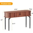 thumbnail image 2 of 47" Narrow Console Table with Drawers & Open Shelf - Sofa Table for Entryway, Hallway, Living Room & Bedroom, 2 of 7