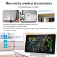thumbnail image 4 of Mistaha WIFI Weather Station Wireless Indoor Outdoor Hygrometer Thermometer Temperature Humidity Display Monitor Digital Weather, 4 of 7