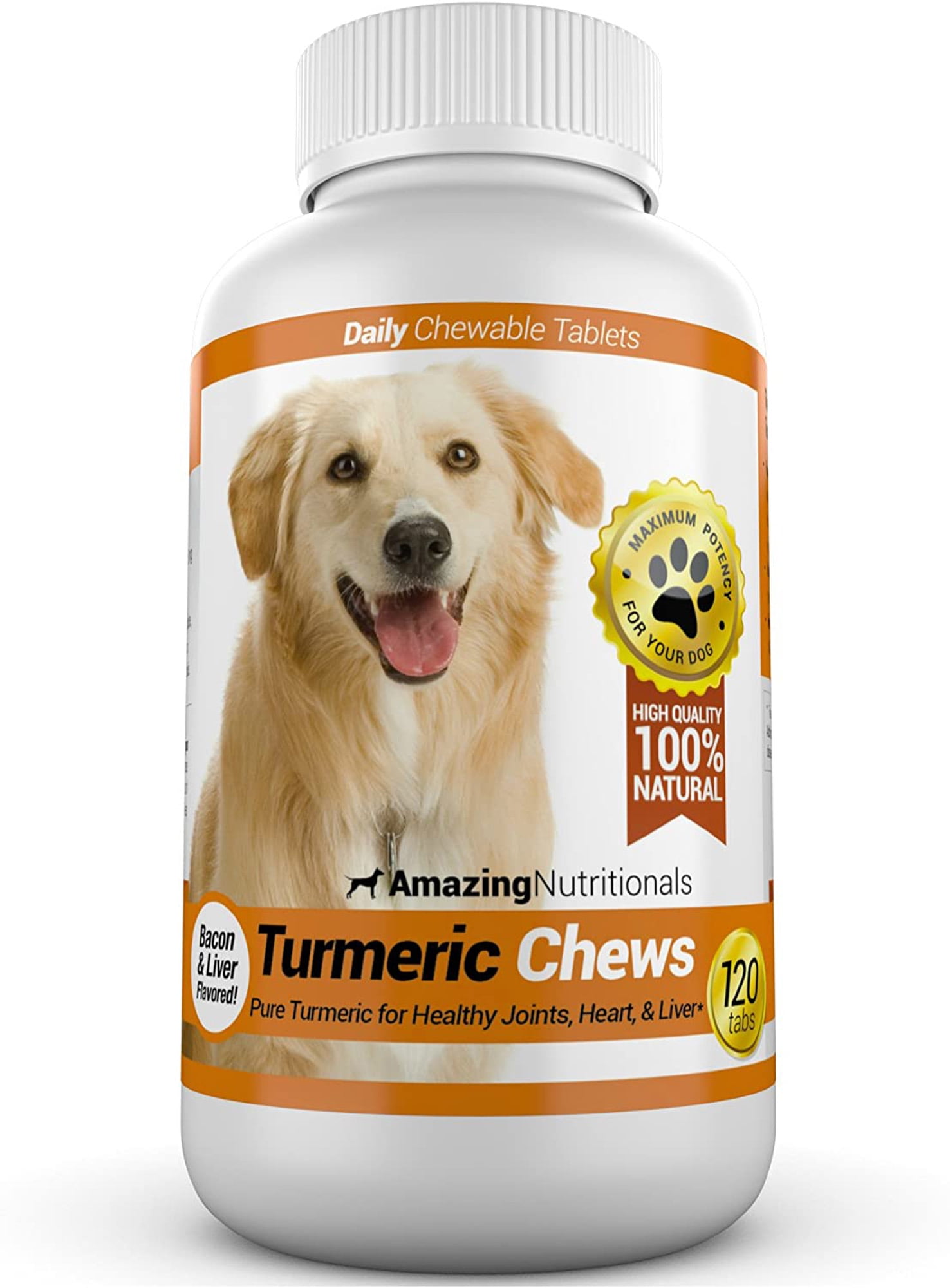 Amazing Turmeric for Dogs Curcumin Pet Antioxidant, Eliminates Joint