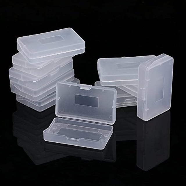 EcoNesxp protection GBA Jeu Support solution de Rangement Boîte Pièce Couverture Anti-Poussière Transparente Cartouche Boîte de Jeu pour Nintendo Boy 10 Pcs Couverture Anti-Poussière Cartouche Boîte de Jeu pour Nintendo Game Boy Adva