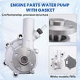thumbnail image 5 of Engine Parts Water Pump with Gasket MM409302 for S4L S3L S3L2 K3B K3C K3D K3E K4F Hoflader, 5 of 5