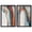 Black Frame, variant on Sedona Wavy Shadowbox Print Abstract Art Set By Art Remedy, Black Frame, 10 x 15