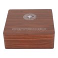 thumbnail image 1 of Altavoz inalámbrico de madera caja de sonido multifuncional para el hogar reloj despertador control táctil BT 42 altavoz para el hogar dormitorio mesita de noche y, 1 of 8