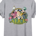 thumbnail image 3 of Alice in Wonderland - Alice Icons - Juniors Oversized Graphic T-Shirt, 3 of 5