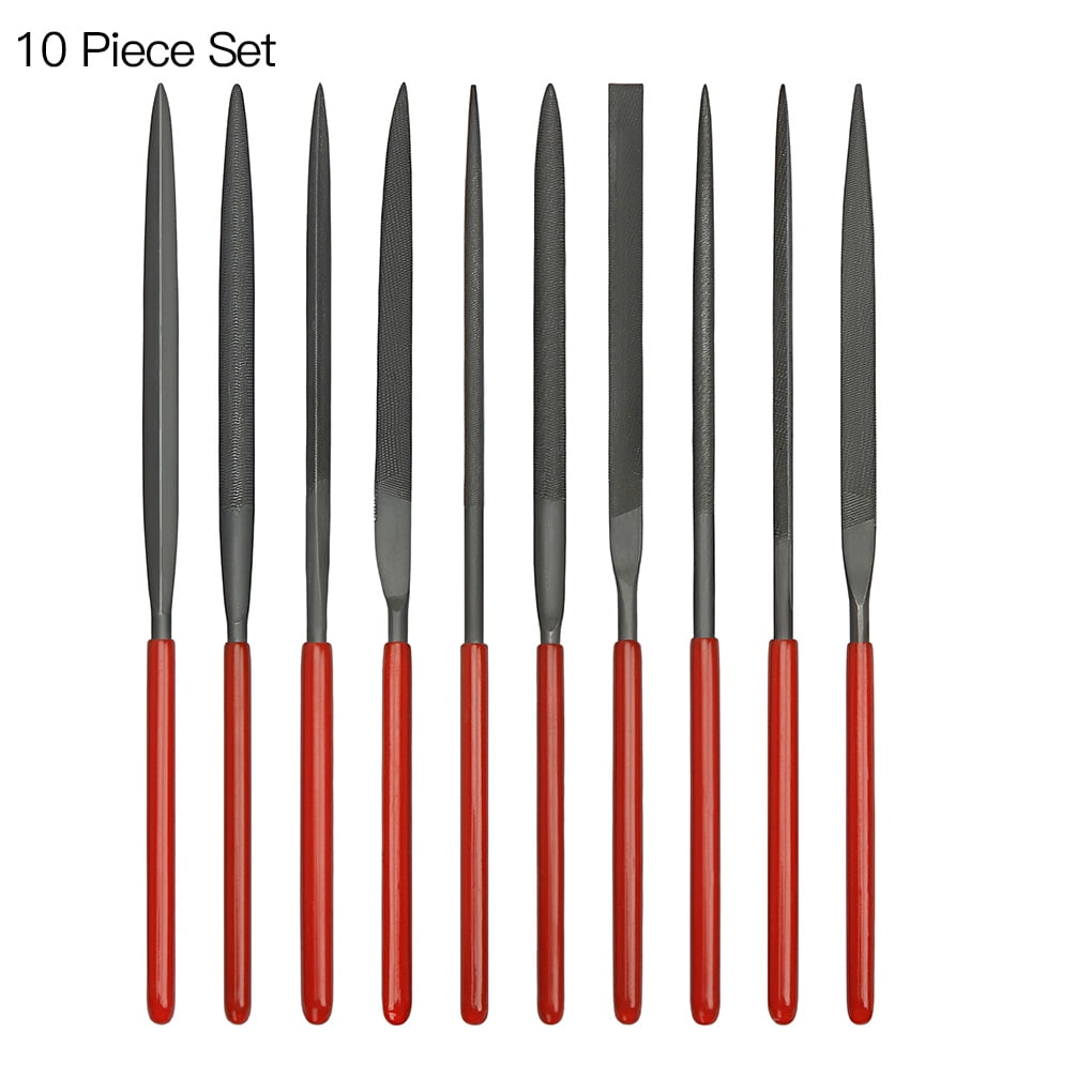 5/10X Files Set Metal Filing Rasp Needle File Steel Tools Hand Woodworking