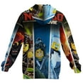 thumbnail image 5 of Ninjago Movie Zipper Pullover Sweatshirt Hoodies High Neck Hooded Sweater Fashion Daily Hoody Clothes, 5 of 7