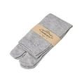 thumbnail image 3 of Yucurem Unisex Clog Socks Washable Toe Separation Socks for Everyday Wear (Grey), 3 of 9