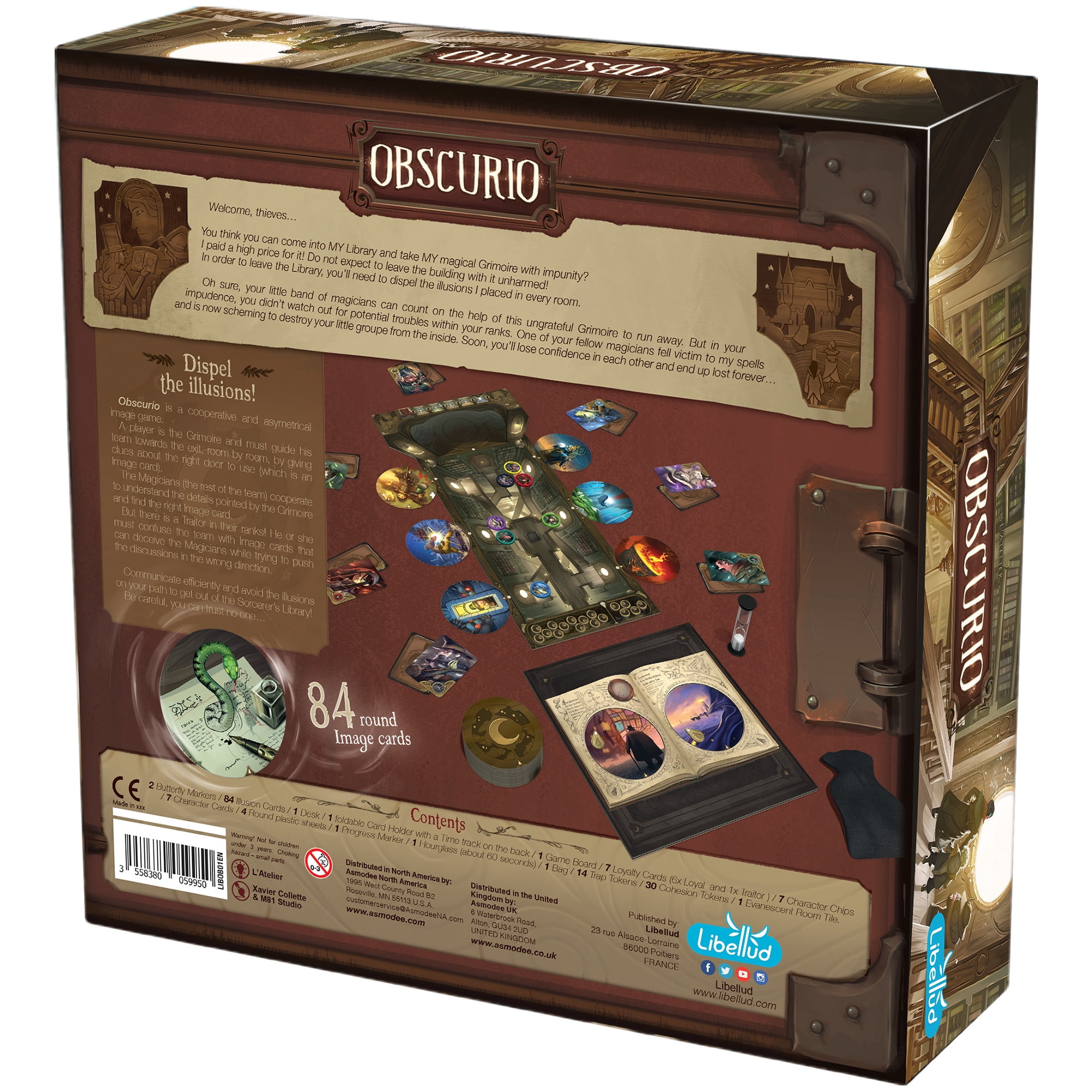 Obscurio Strategy Board Game for Ages 10 and up, from Asmodee