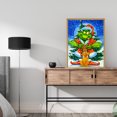 thumbnail image 4 of Cuadros Decorativos 5D DIY dibujos animados muñeca verde diamante pintura completo taladro redondo decoración de Navidad JShteea  Nuevos Originales, 4 of 9