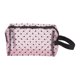 thumbnail image 1 of 1 Pc Bolsa de Maquillaje con Patrón de Corazón de Malla para Actividades al Aire Libre, Tela de Malla Rosa, 1 of 5