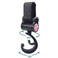 thumbnail image 5 of Baby Pram Hanger Stroller Bag Hooks 360 Rotatable Hook With Velcro Strap(4pcs, Yellow), 5 of 5