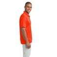 thumbnail image 2 of Port Authority TLK540 Mens Silk Touch Performance Polo T-Shirt, Neon Orange - Extra Large Tall, 2 of 3