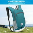 thumbnail image 6 of 10/15L Small Rucksack Foldable Backpack Lightweight Packable Daypack Travel Outdoor Hiking Shoulder Bag, 6 of 8