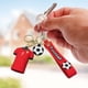 thumbnail image 3 of Fiudx Llavero de Fútbol de Acero Inoxidable, Duradero y Resistente a La Oxidación, Regalo Único para Amantes Del Fútbol, Entrenadores y Jugadores, Ideal para Cumpleaños, Navidad y Despedidas. Tamaño:, 3 of 5