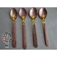 thumbnail image 5 of Wollet Hand-made Pure Copper Spoon, 16cm(6.29'') Copper Tableware,Solid Thick Chopsticks, 5 of 6