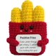 thumbnail image 1 of Emotional Support Potato Chips Positive Knitted Toy | Positive Crochet Fries | Crochet Toy, Cute Crochet Fries with Positive Card, 1 of 5