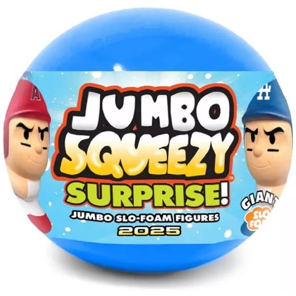 MLB JUMBO Squeezy Surprise! Baseball 2025 Batters Mystery Pack (1 RANDOM 5 Slo Foam Figure)