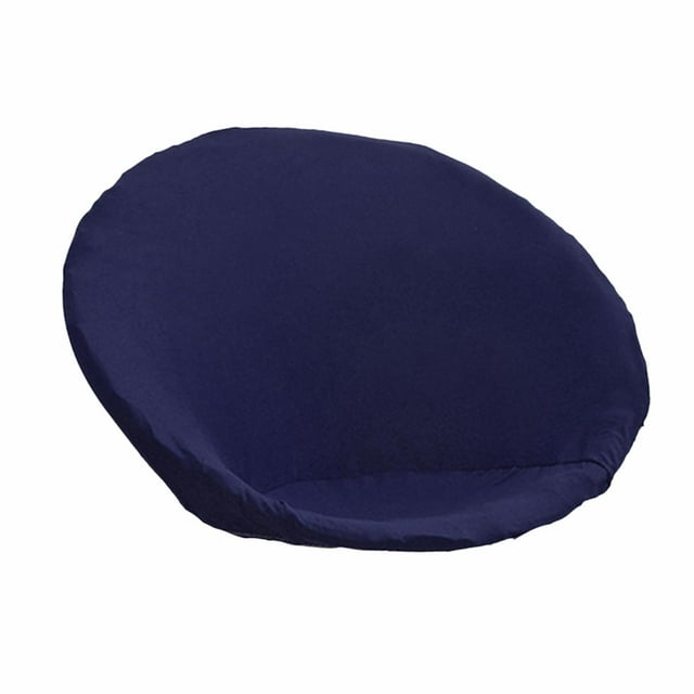 Soft Saucer Chair Slipcover, Removable Polyester Moon Chair Cover, for Living Dark blue